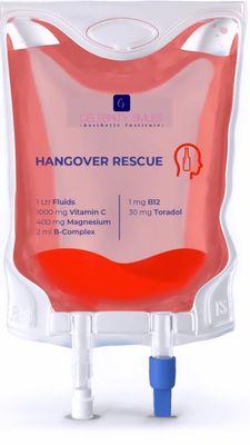 HELPS TARGET: Intense headache, dehydration, fatigue, nausea, dizziness, vomiting, and more
KEY MEDICINES: IV Fluids, NSAID, Anti-nausea me