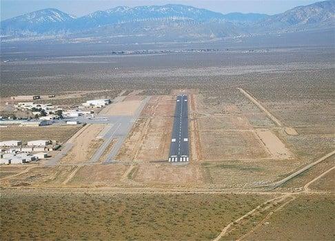 On final at Cal City Airport