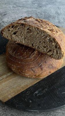 Whole Wheat Sourdough Bread