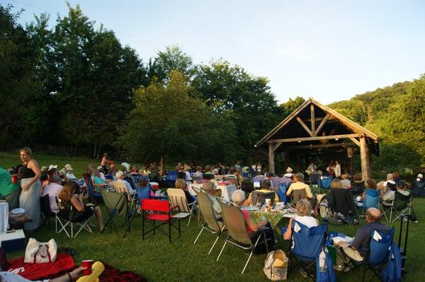 A fantastic performance by Annie Sellick making music in the meadow a fantastic occasion!