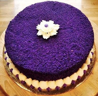 Ube Sans Rival by Cakes by Ricky!! Delicious!!  650-878-8003 for orders!!