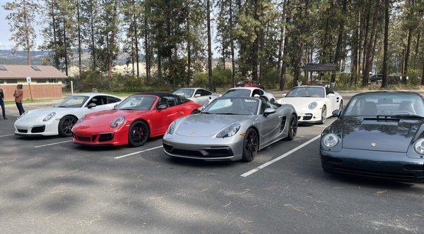 2018 Porsche Boxster GTS 2.5 liter turbo.