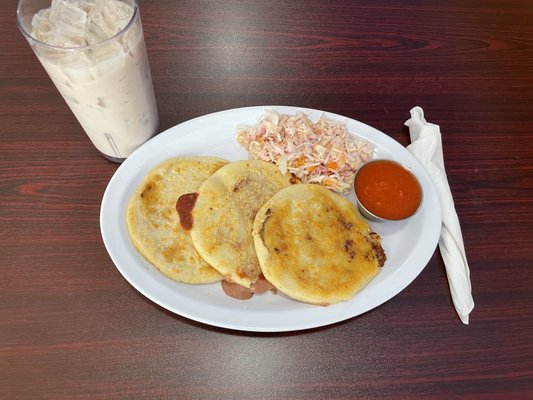 Authentic  Salvadorian  food.