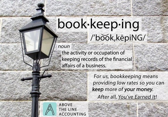 Our philosophy on Bookkeeping