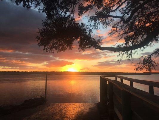 Pelican Inlet dock on the Matanzas River