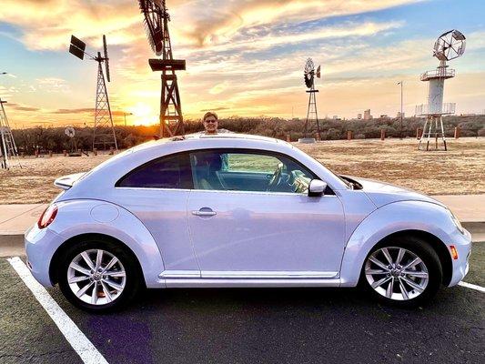 Volkswagen beetle from Carmax.