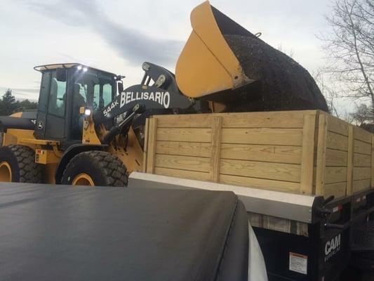 Loading Topsoil