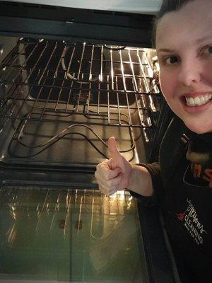 Hi, I'm Alison and I approve this sparkly oven! 
Just ask me for the before and after shots, I'd love to share this amazing transformation!