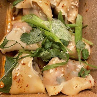 Best of 2: pork dumplings.