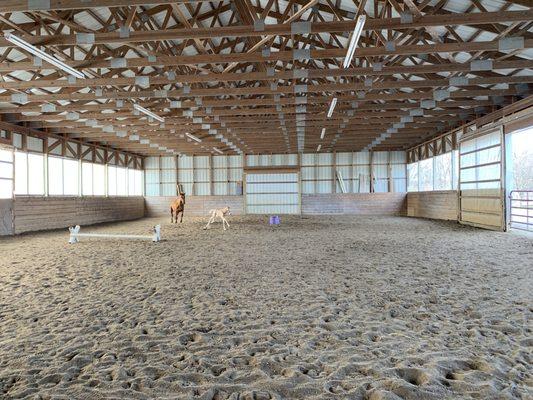 Large indoor arena