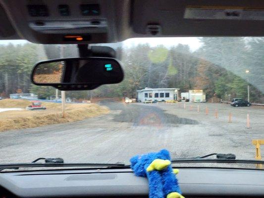 Ticket booth on the left . Food on right!.