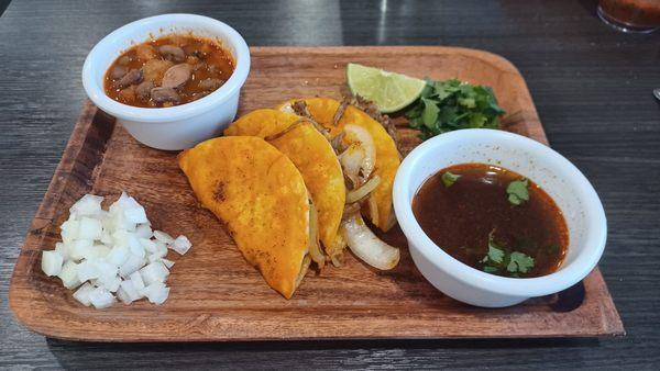 Birria tacos