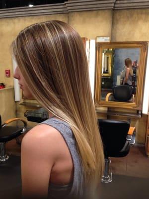 subtle ombré for a teen