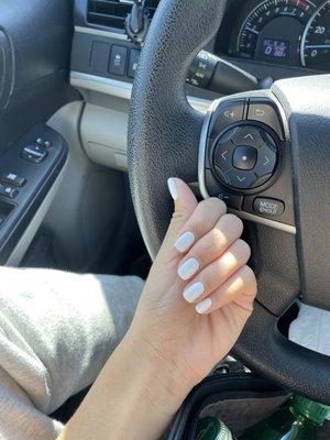 Gel White Mani