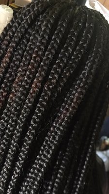 Medium box braids