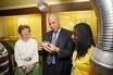 Mayor Booker with a student and the President of GlassRoots