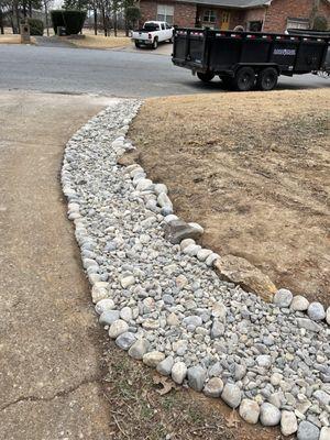 French Drain River Bed