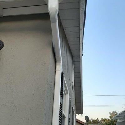 After gutter modification