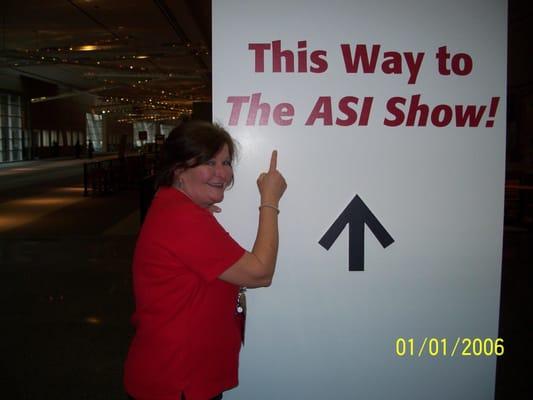 Here I am at the ASI convention in Dallas years ago. Learning the latest trends in promotional advertising.