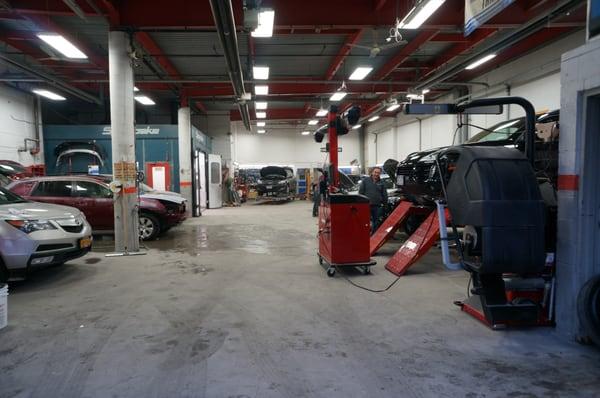 OUR MAIN SHOP WORK AREA