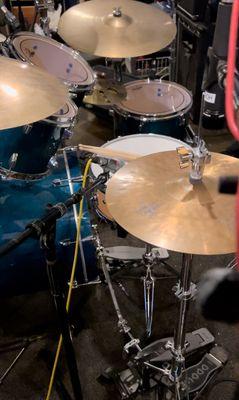 Studio B drum kit