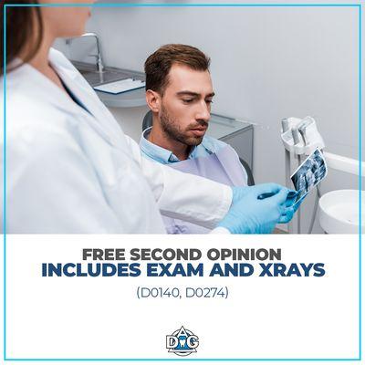 Are you not convinced with the original diagnosis? Free second opinion, includes Exam and XRay. Call and schedule an appointment 1 888 792