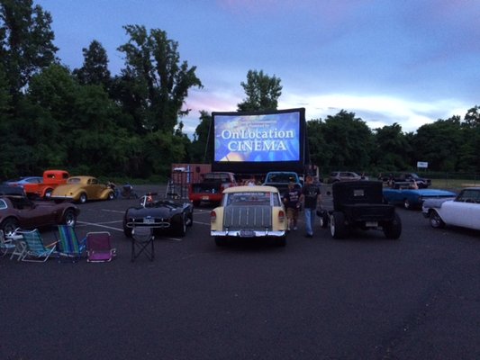 Drive-in movie night