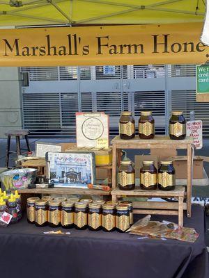 Marshall's Farm Honey at the Clement Street Farmers Market in San Francisco