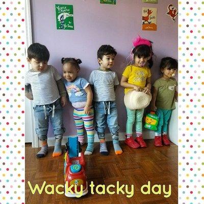 Our wacky tacky day!