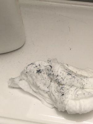 Dust fro on top of son's bathroom toilet.