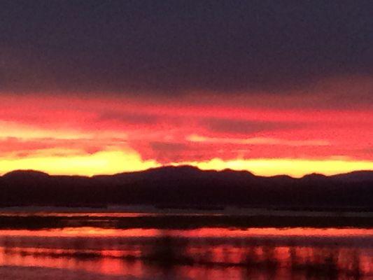 Sunset from the dock