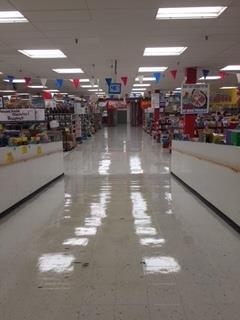 Retail floor strip and wax services