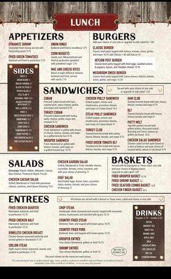 New Menu