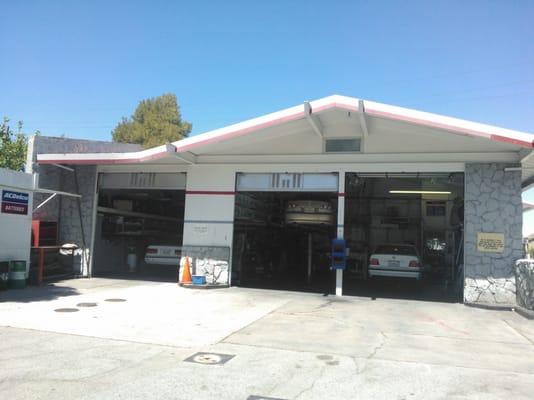 Full service shop. Transmission work, Brake jobs, Timing belt work, Rebuild Engines, Smog Checks, Tires, Oil Changes, etc.