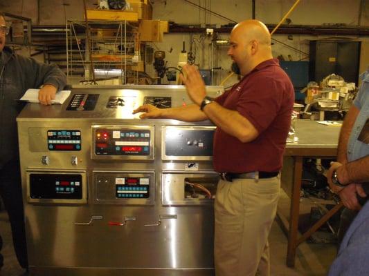 All of our technicians are factory trained to service and repair restaurant equipment.