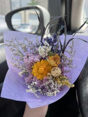 Mini Dried Flower Bouquet