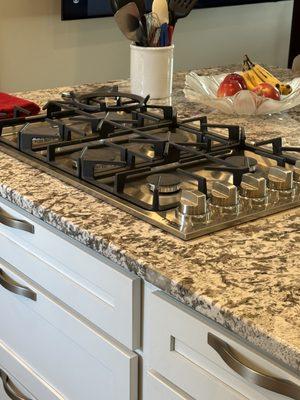 Granite kitchen island countertop