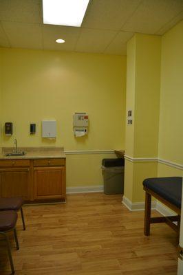 Typical exam room