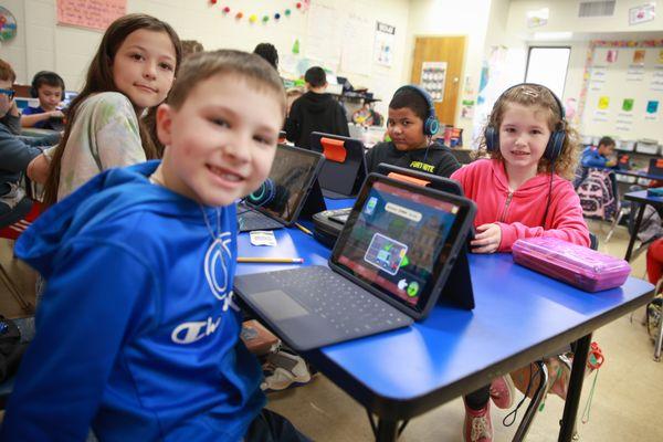 Hendrix Elementary School Students Enjoying Class