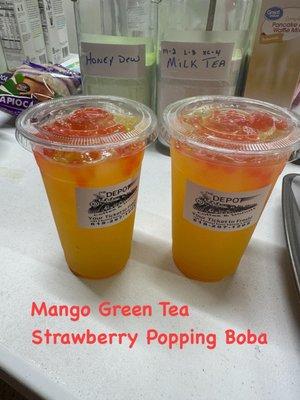 One of our many popping Boba Teas