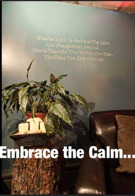 Embrace the calm