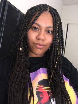 Medium box braids ~$160