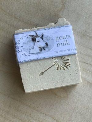 Nothings more soothing than a bar of goat's milk soap!