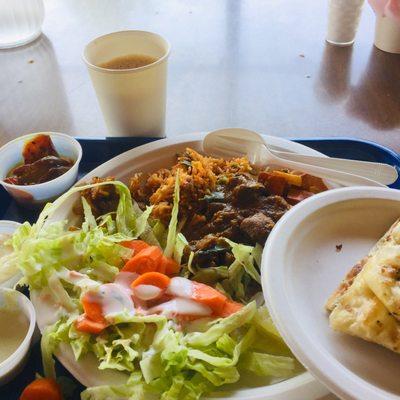 Lunch buffet, vegetarian