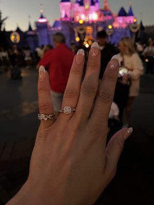 They matched my Disney and Belle engagement ring!