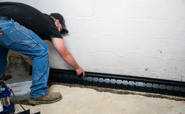 SafeBasements Interior Waterproofing System - SafeEdge MAX