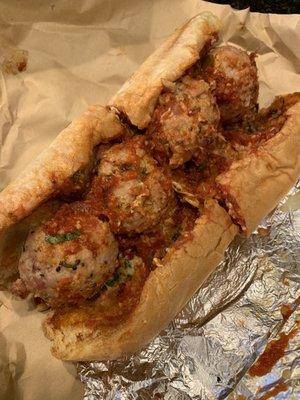 4 meatball sub