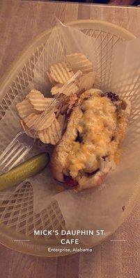 Chili Cheese dog.