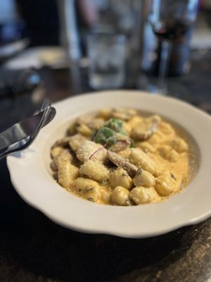 Gnocchi with sausage