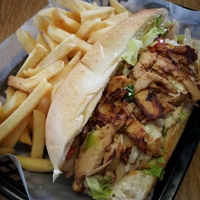 Chicken Philly w/ fries